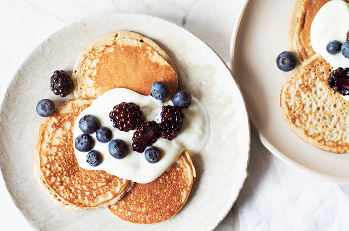 Πρωινό για Δυνατούς Μύες: Pancakes με Σκόνη Πρωτεΐνης
