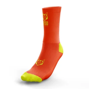 Μεσαίου ύψους Κάλτσες Flooow fluo orange & fluo yellow