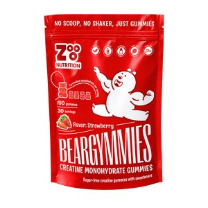 Zoo Nutrition Beargymmies® Creatine Monohydrate Gummies – 150 Gummies, Strawberry 458gr
