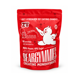 Zoo Nutrition Beargymmies® Creatine Monohydrate Gummies - 150 τεμ Strawberry Sugar Free